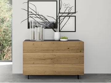 UN482-CO - Wooden chest of drawers by Tarocco Vaccari Group - view 2